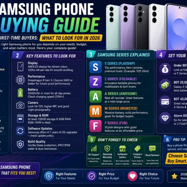 Samsung Phone Buying Guide for First-Time Buyers: What to Look for in 2026